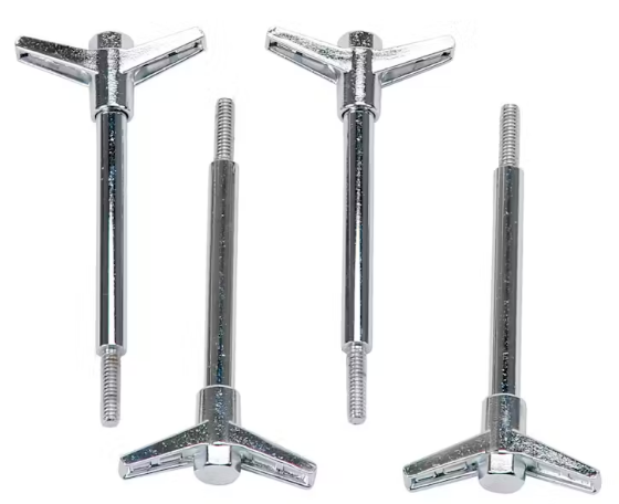 Valve Cover Wing Bolts 4 Pack Chrome